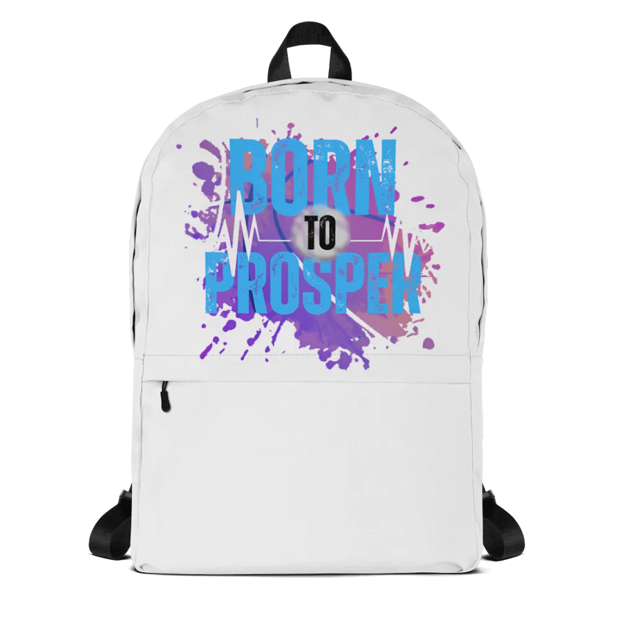 Born to Prosper Full Print Backpack product image (1)