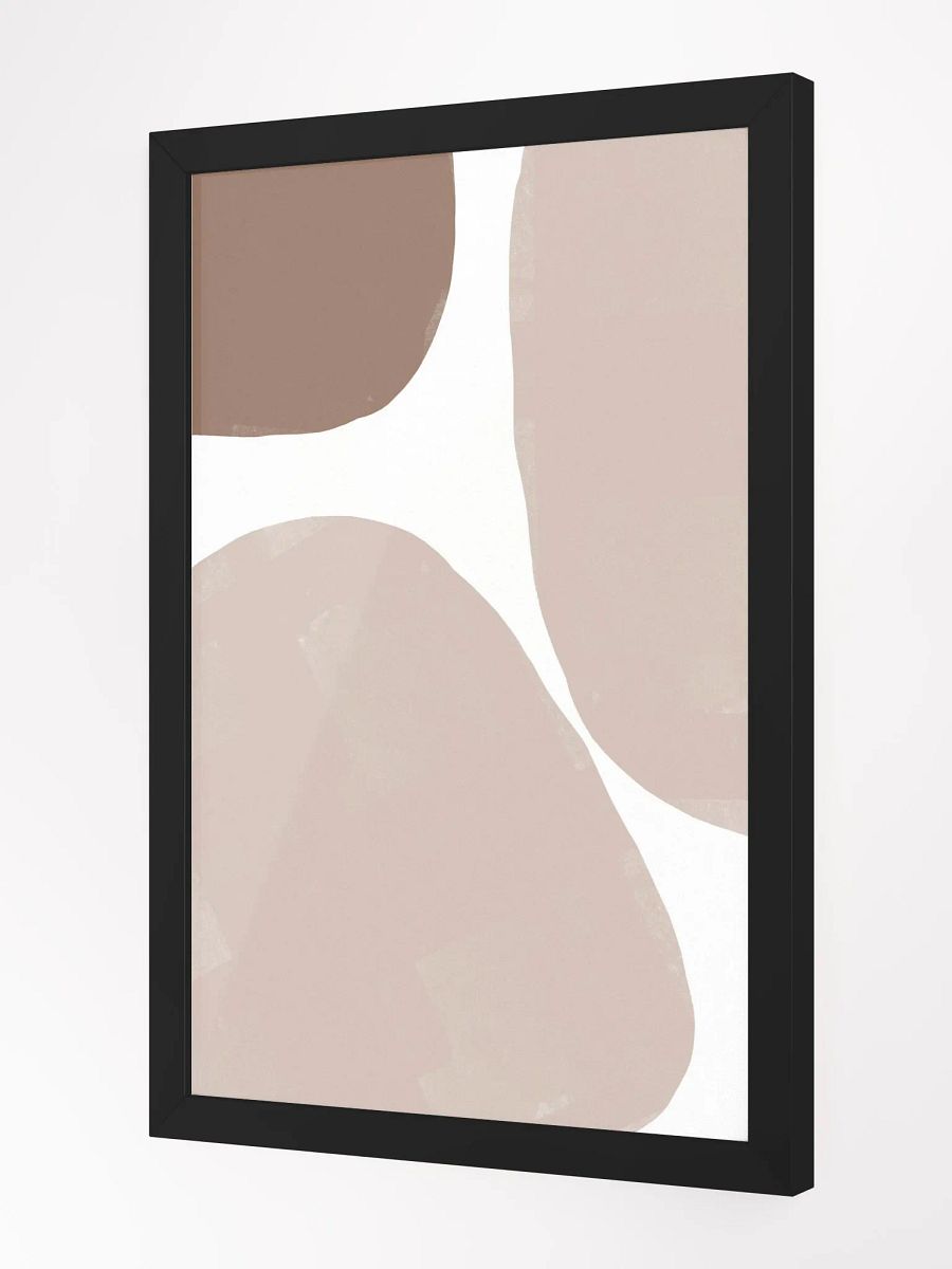 Earthy Elegance Framed Poster | Modern Minimalist Art with Organic Hues product image (4)