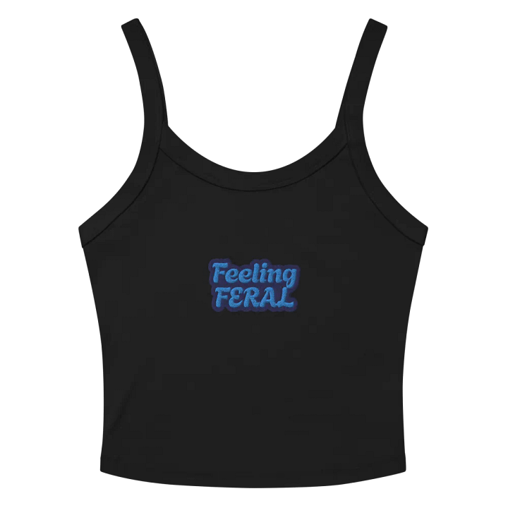 "Feeling FERAL" embroidered tank top product image (2)