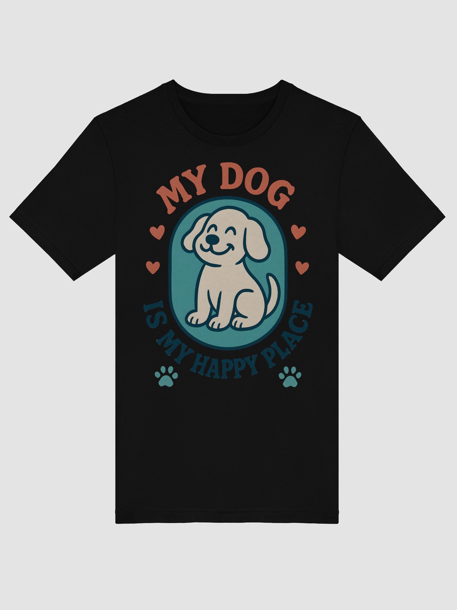 Happy Place Dog Lover T-Shirt product image (5)