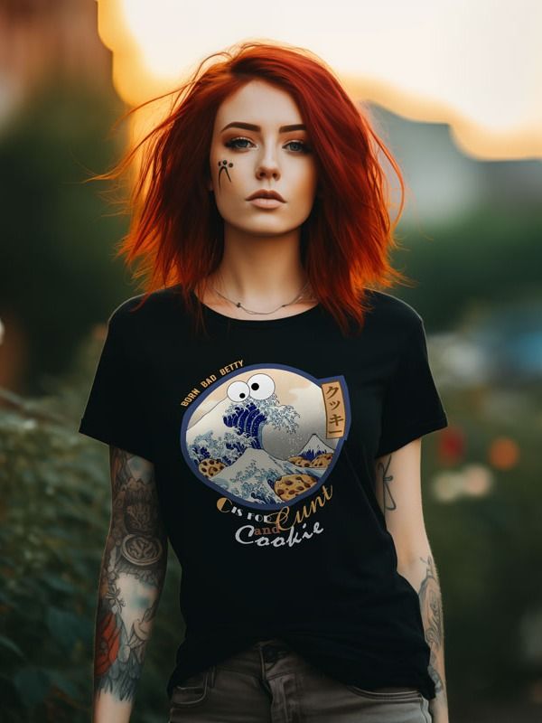 The Great Wave of Cookies Women's T-Shirt product image (1)