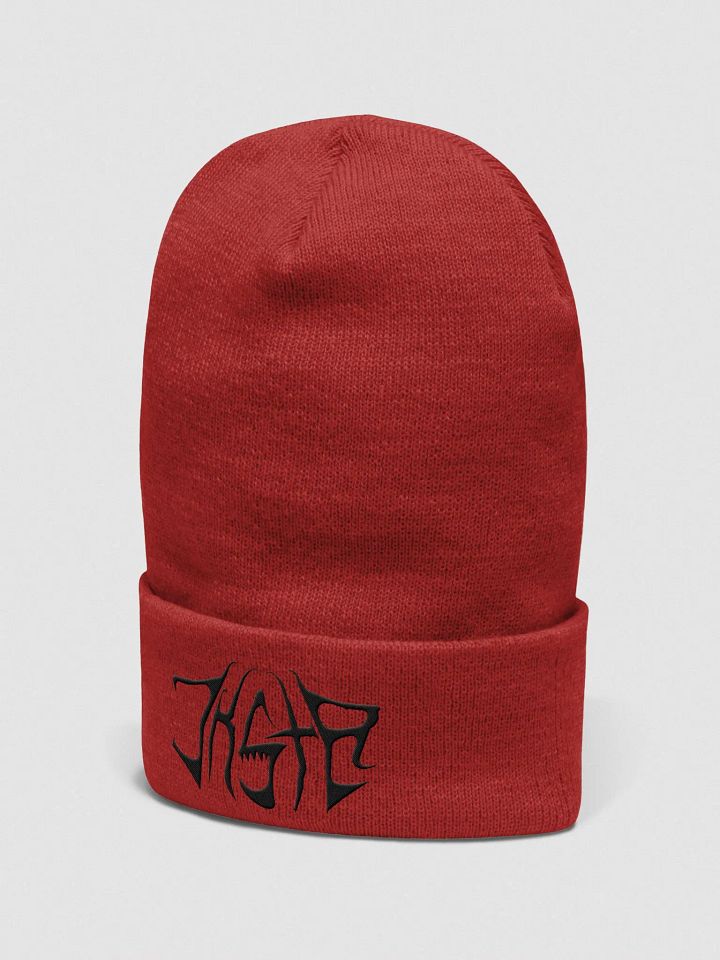 JKSTR Beanie (Red & Black) product image (2)