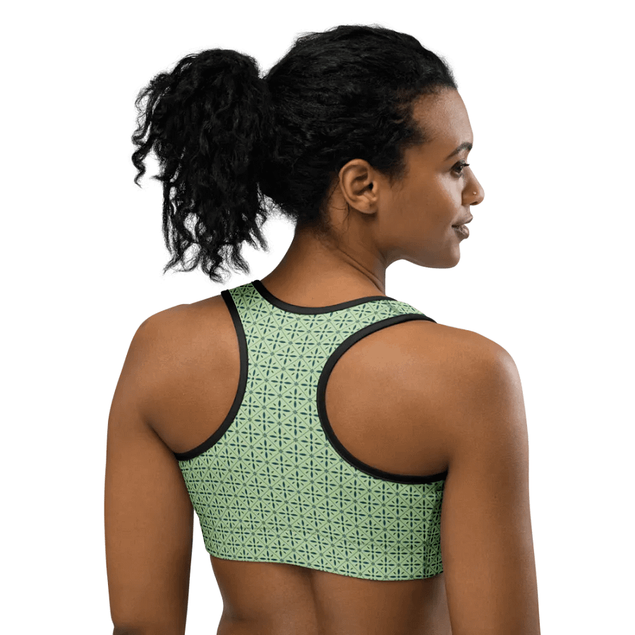VibeFit Sports Bra - Lattice Pattern Comfort product image (4)