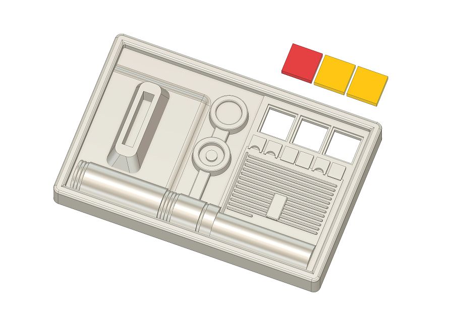 Star Wars The Acolyte Osha Comm Badge 3D Model product image (1)