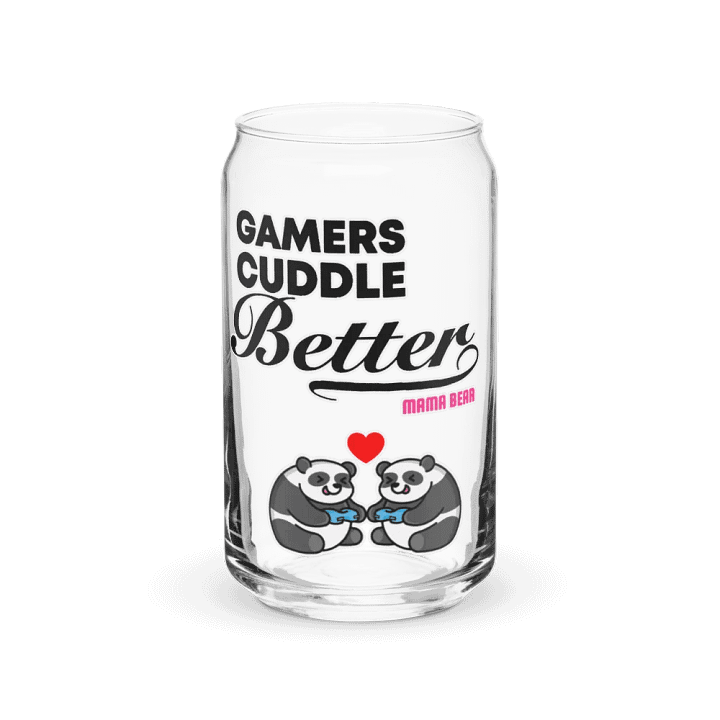 Gamers Cuddle Better Can-Shaped Glass product image (1)