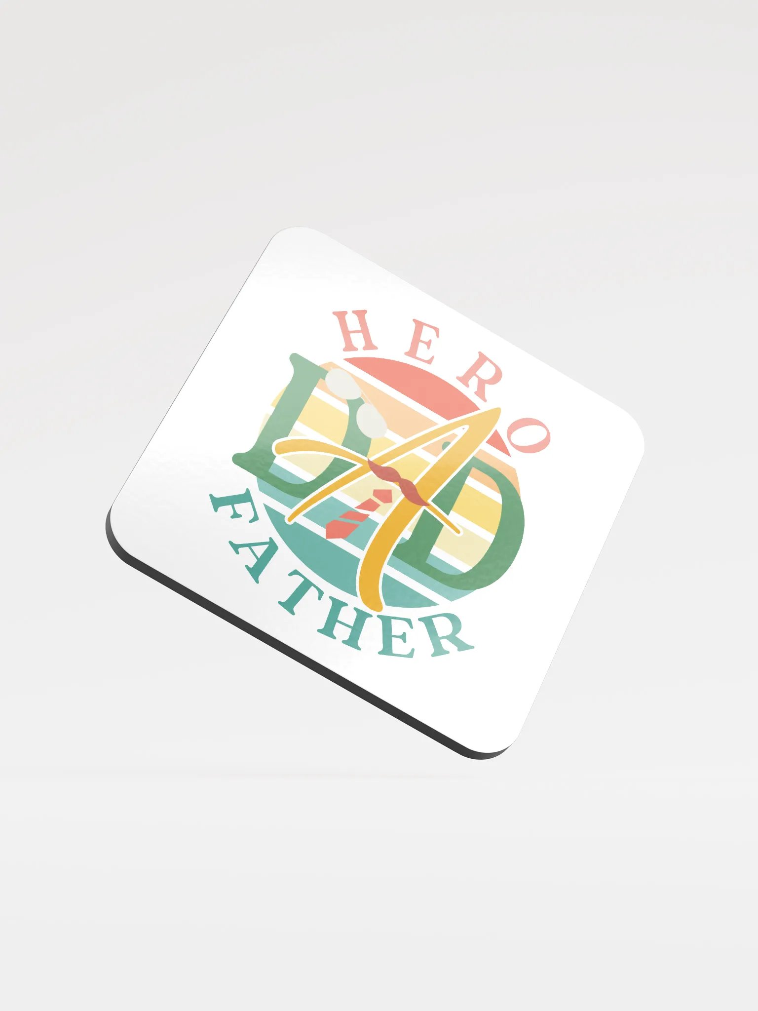 Sunset Hero Dad Father Coaster product image (2)
