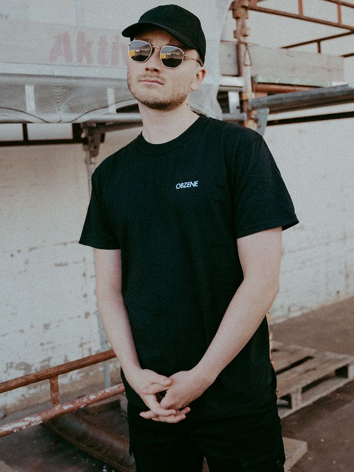 The Minimalist Tee - BLACK TEE EMBROIDERED LOGO product image (2)