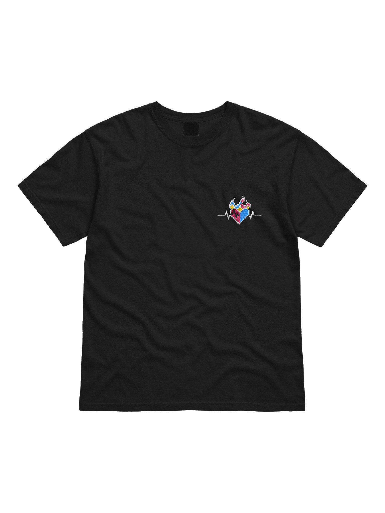 Sacred Heartbeats Pixel Embroidered Tee product image (6)