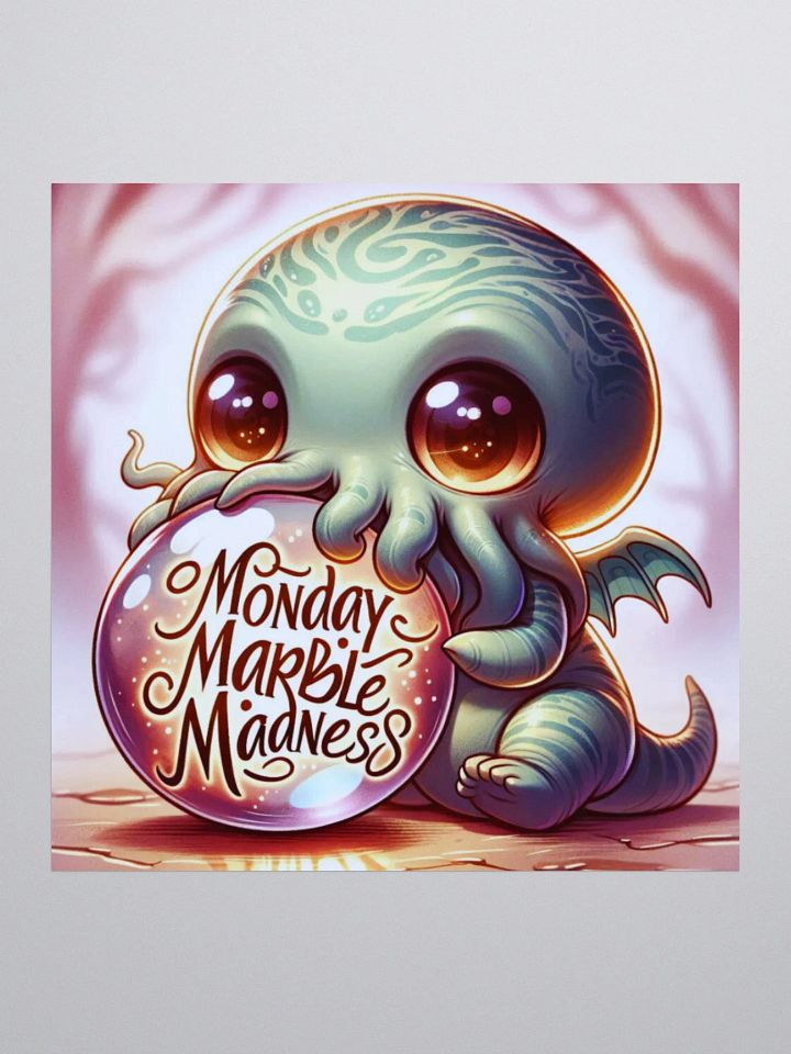 Monday Marble Madness Sticker product image (1)