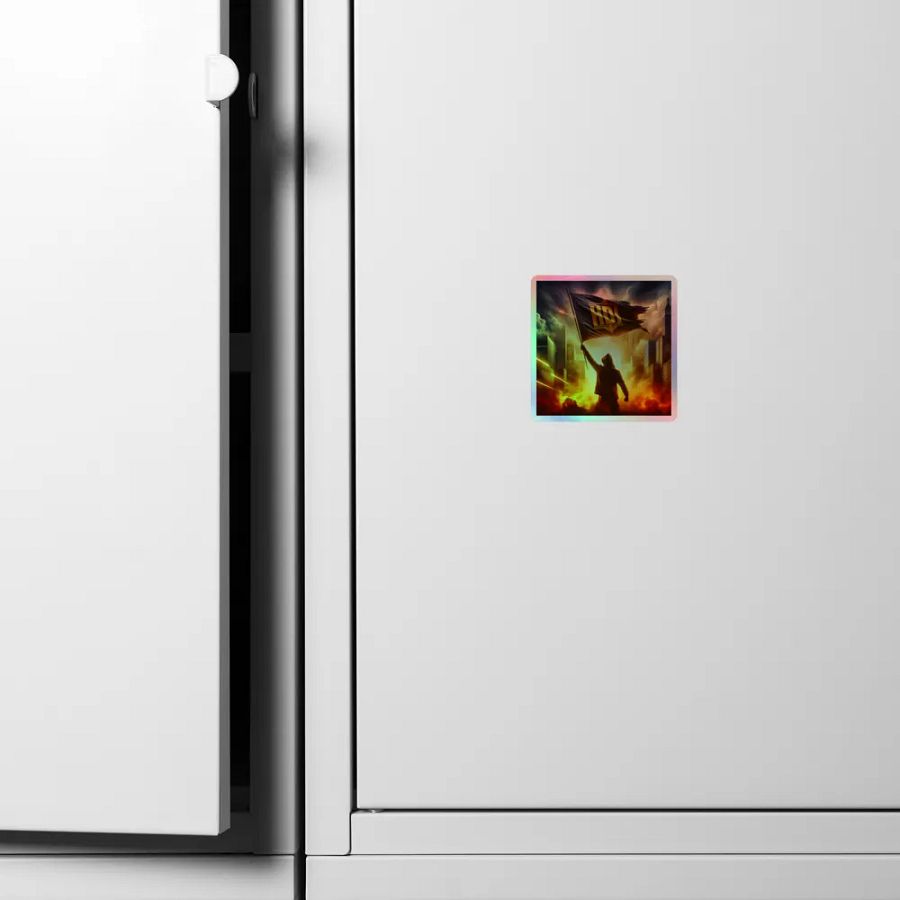 HDI Flag Bearer - Holographic Sticker product image (4)