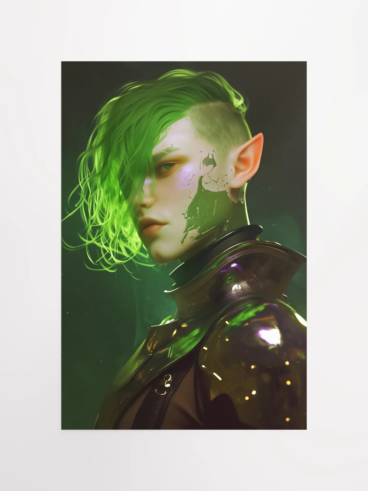 Cyberpunk Aesthetic Matte Poster product image (4)