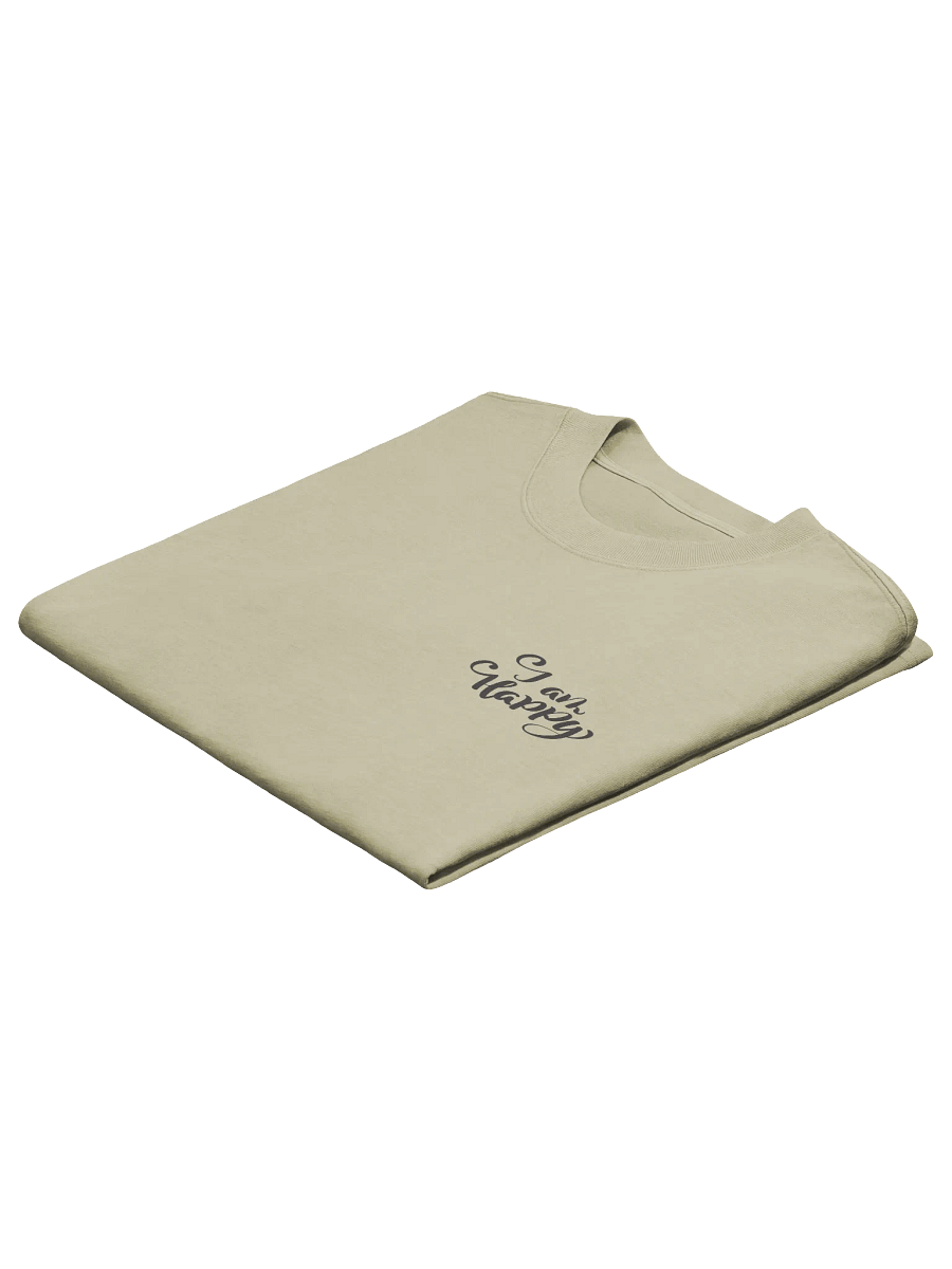I Am Happy Handwritten Faded T-Shirt product image (10)