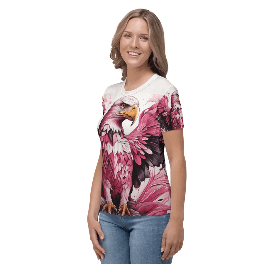 Pink eagle art product image (7)