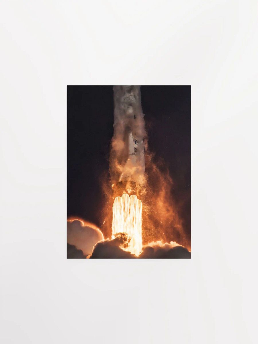 SpaceX Falcon 9 liftoff/TESS Mission, 2018 — space poster, space art print, photo poster, nasa poster product image (7)