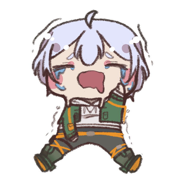Lia Crying Sticker product image (1)