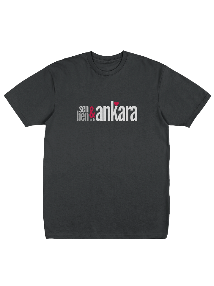 Ankara Aşkının Kalın İmzası: Sen & Ben Bir de Ankara | %100 Cotton Heritage Erkek Tişörtü product image (1)