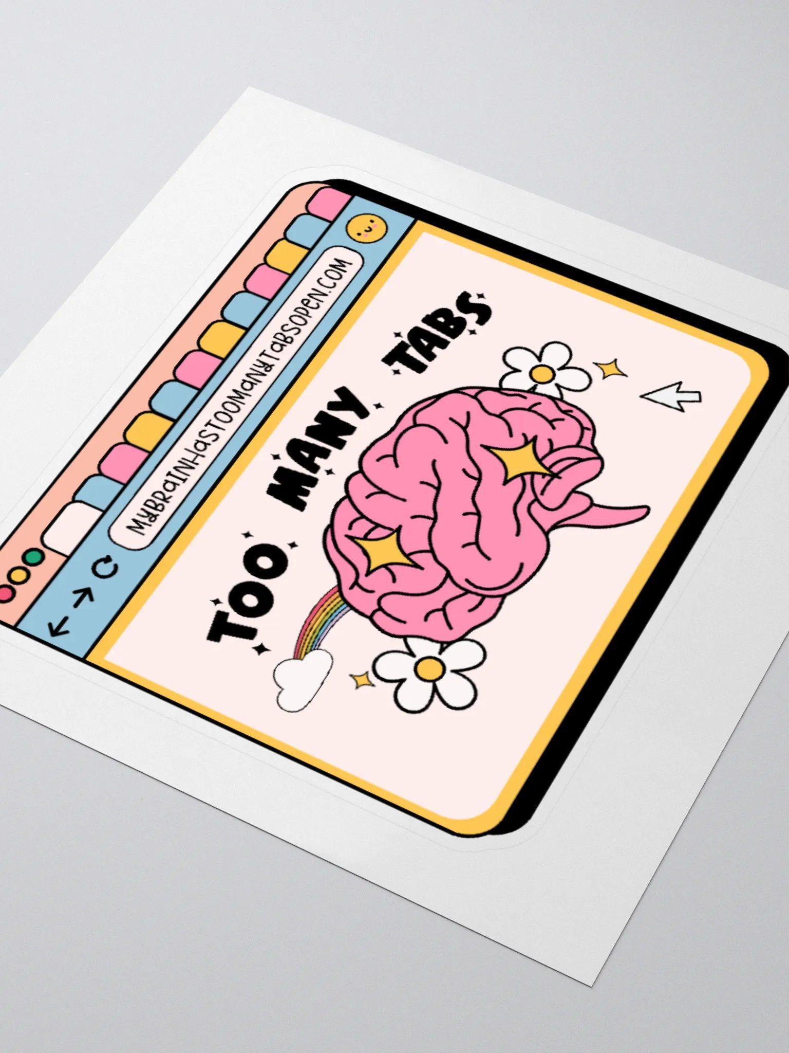 Too Many Tabs Sticker product image (5)