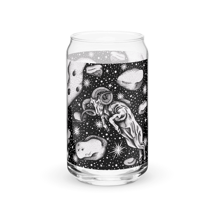 Aries Zodiac Can-Shaped Glass product image (1)