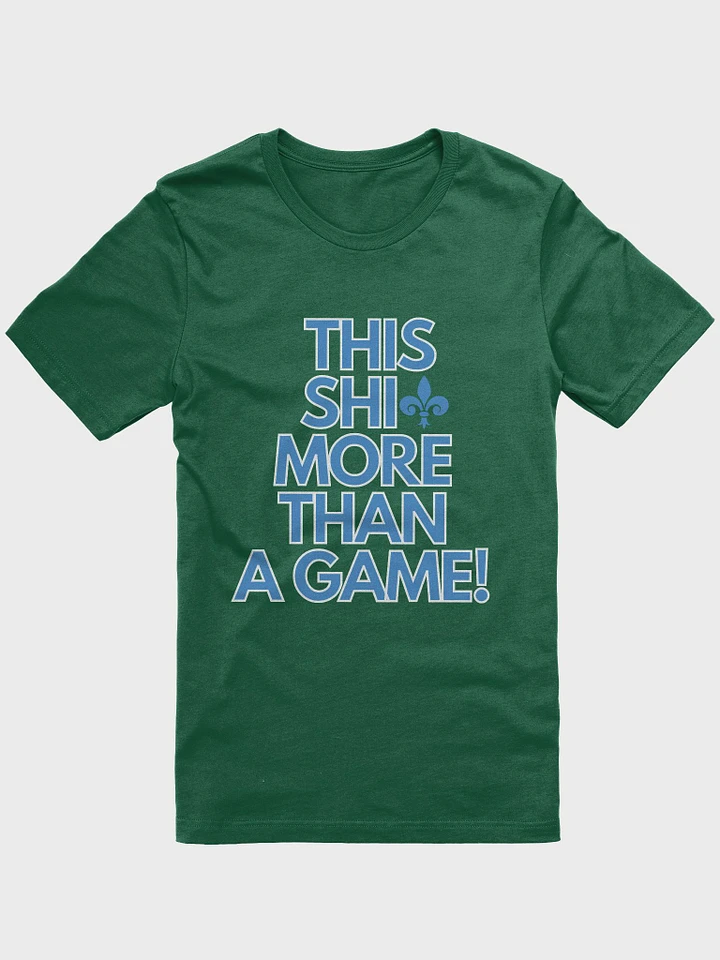 This Shit More Than A Game Shirt (Green and Light Blue) product image (1)