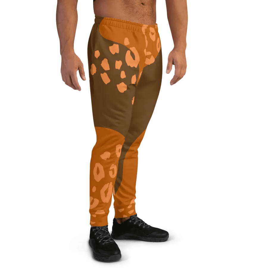 Orange Wilderness Camo Men's Joggers product image (4)