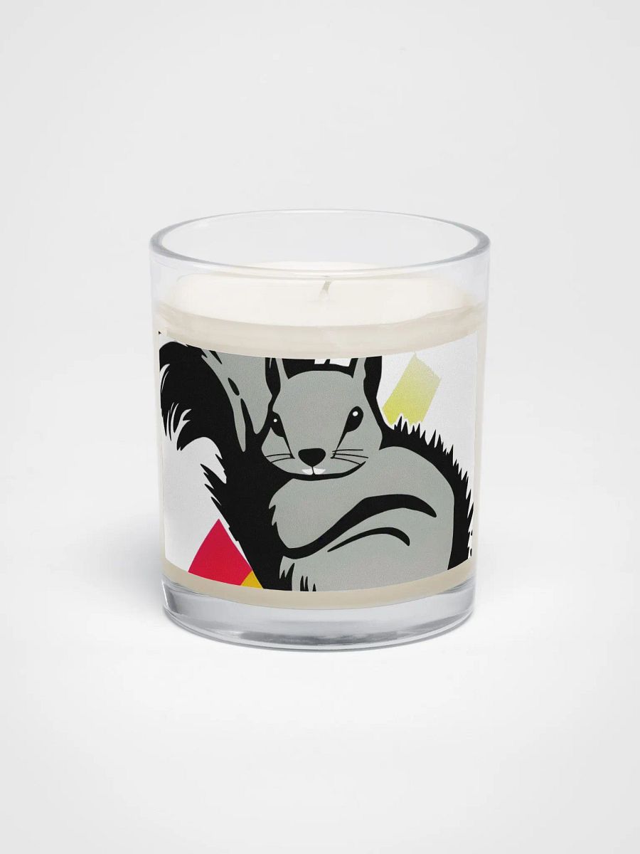 Geometric Squirrel Soy Wax Candle product image (1)