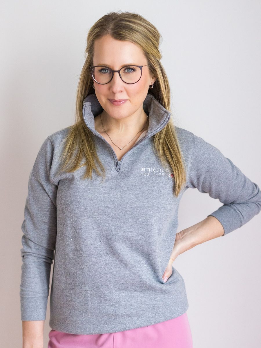 birth control is healthcare (quarter zip) product image (6)