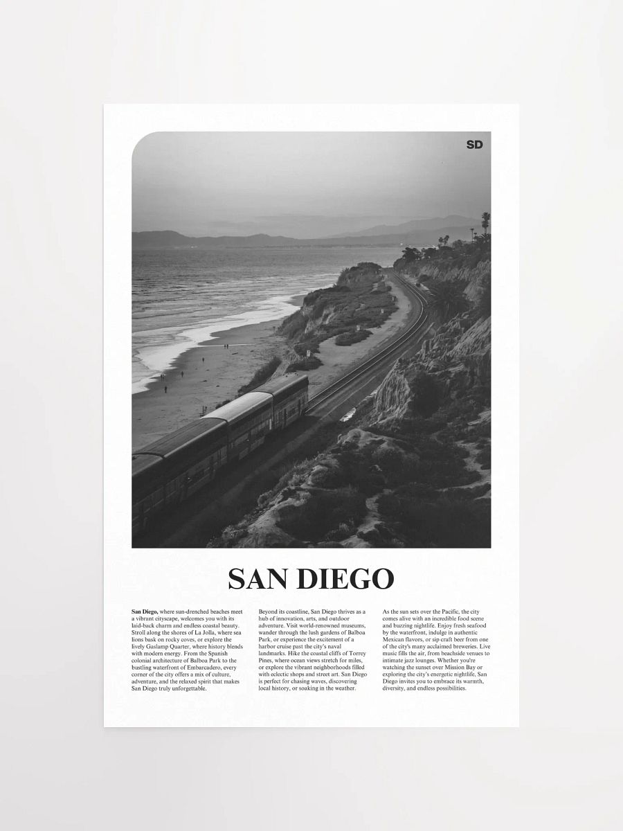 San Diego 04 Newspaper Poster product image (5)