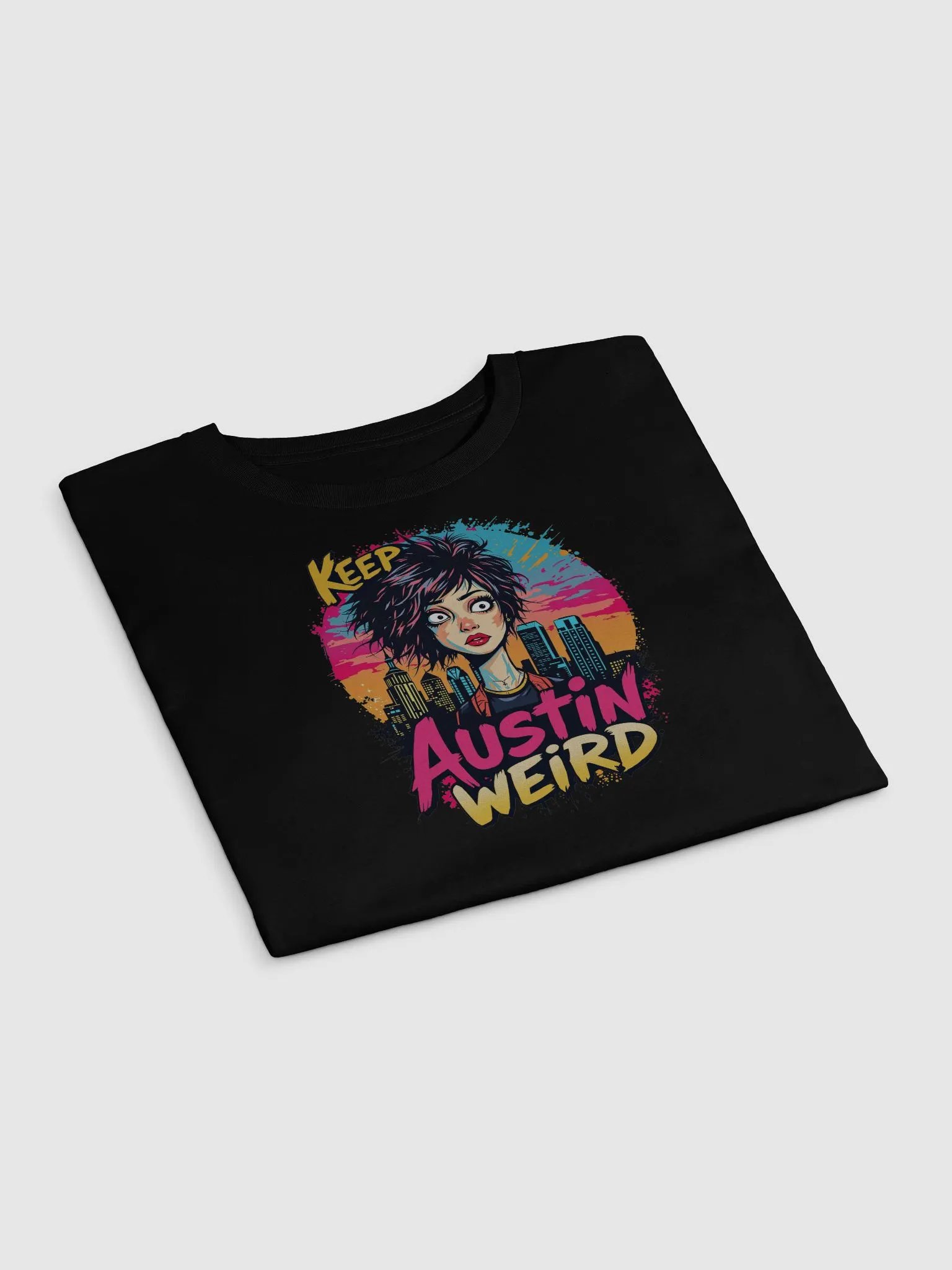 Keep Austin Weird Women's Crop Top product image (17)
