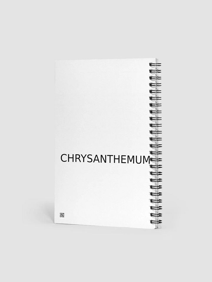 Chrysanthemum Spiral Notebook product image (2)