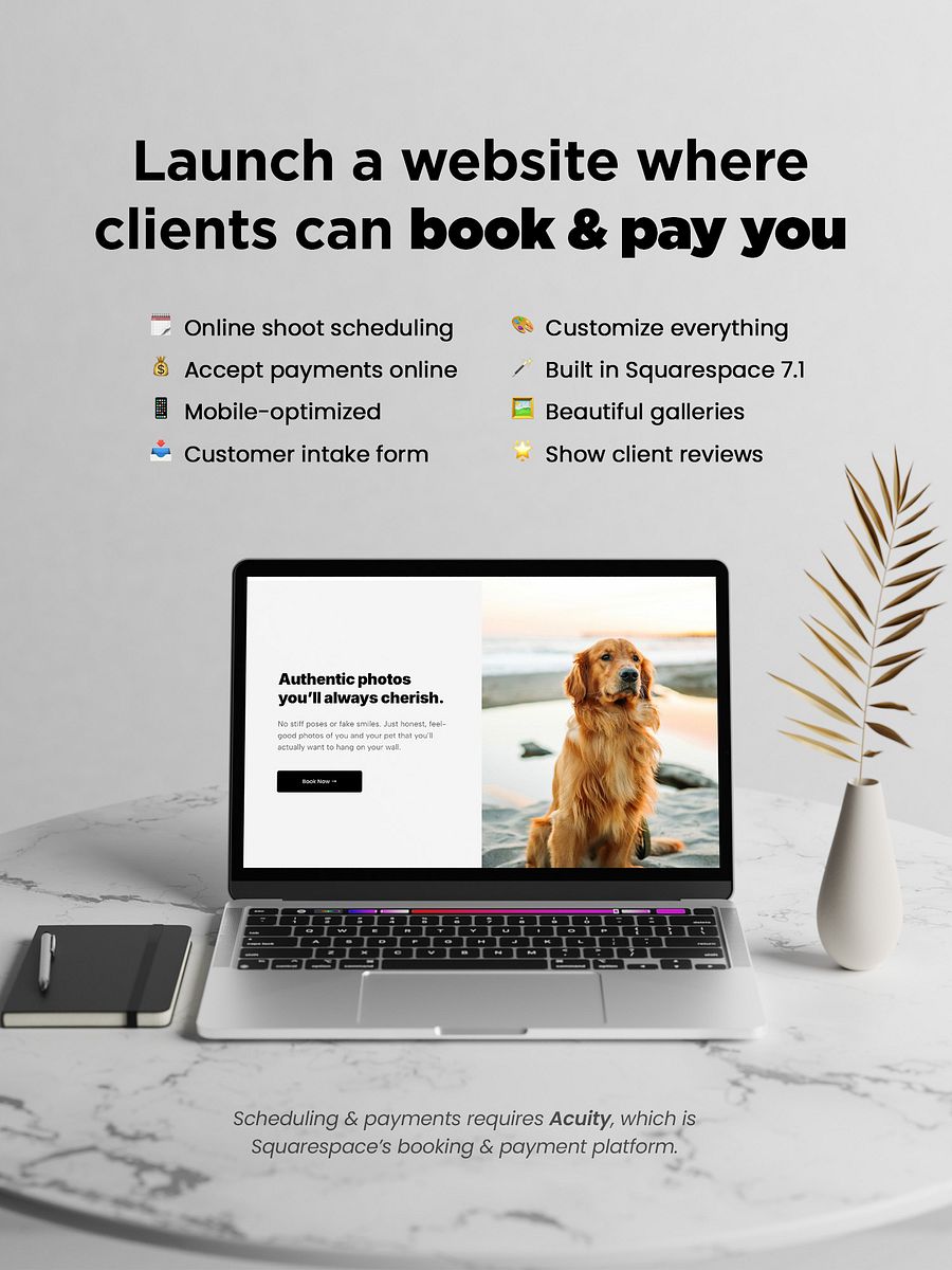 Photographer Website Template product image (2)