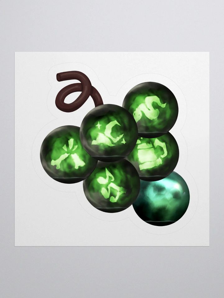 Green Murder Grapes Sticker product image (1)