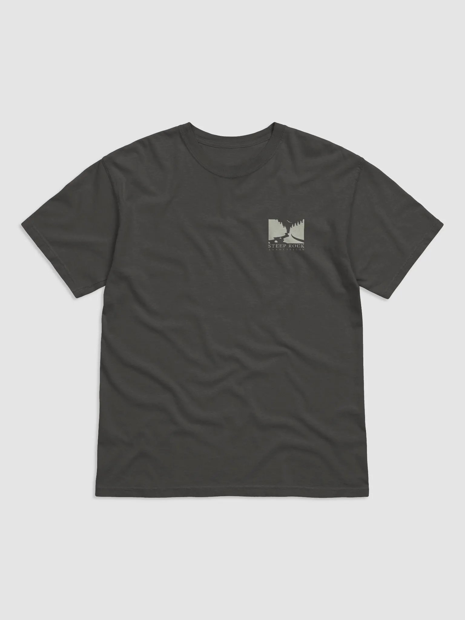 Steep Rock t-shirt (light green logo) product image (1)