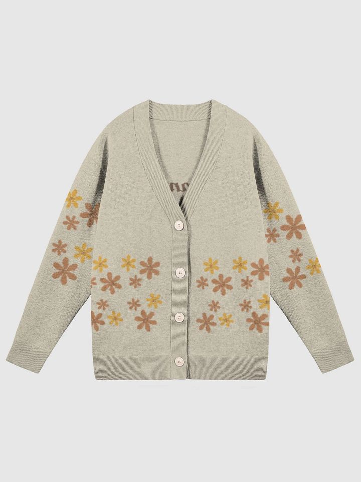 Botanical Photographer Jacquard Cardigan product image (9)