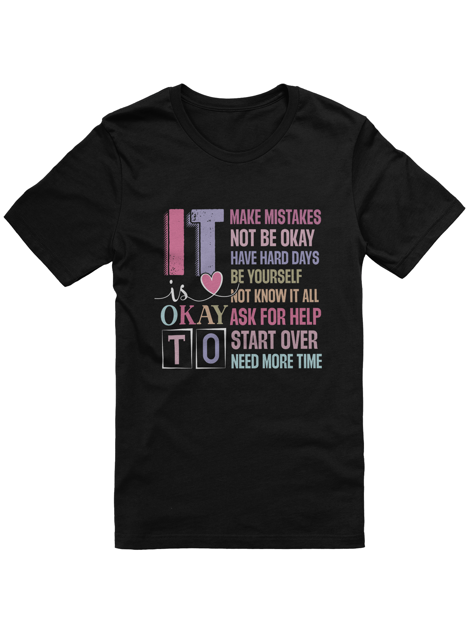 It Is Okay To Feel – Mental Health Awareness T-Shirt product image (4)
