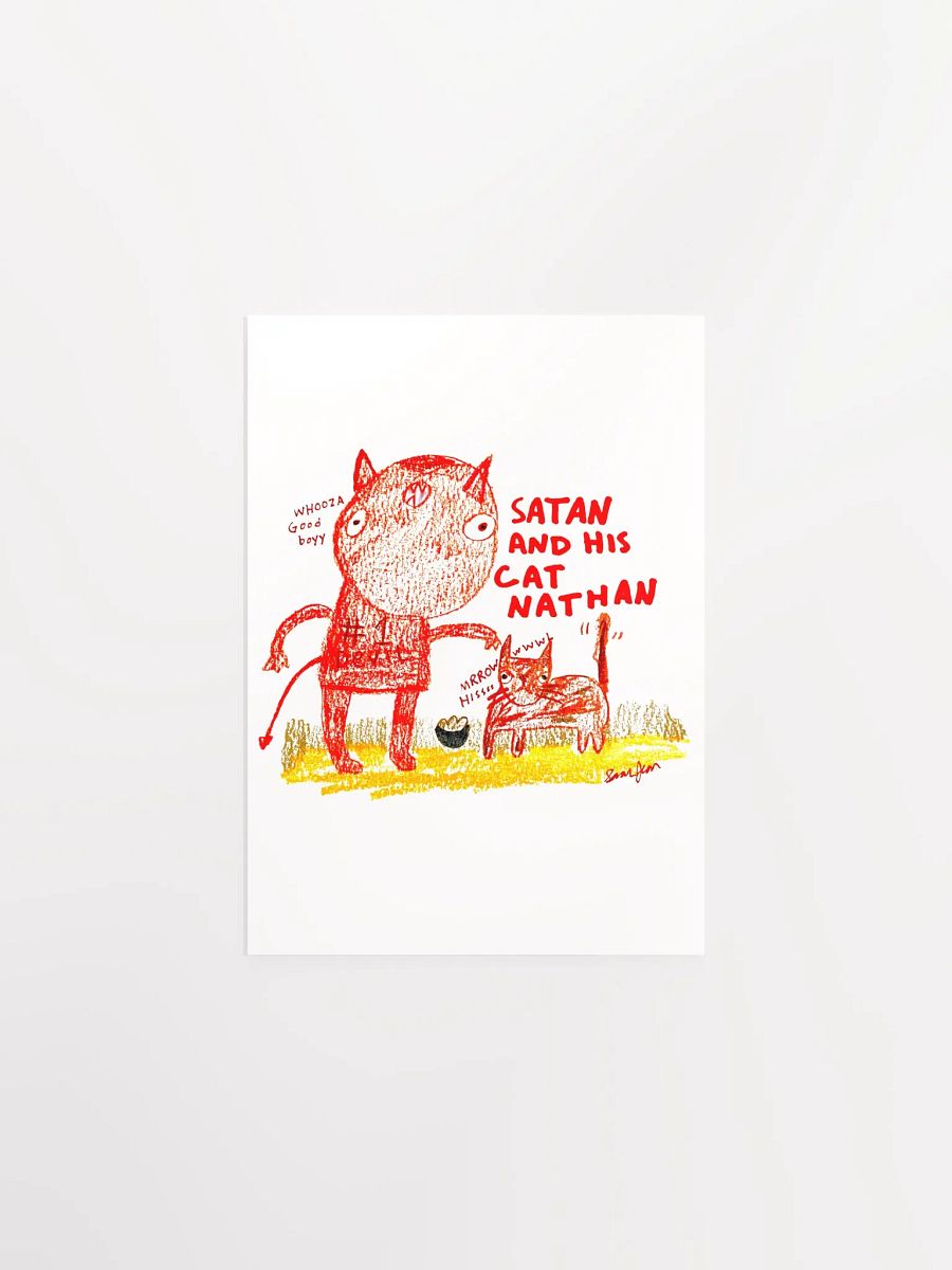 Satan and Nathan matte poster product image (3)
