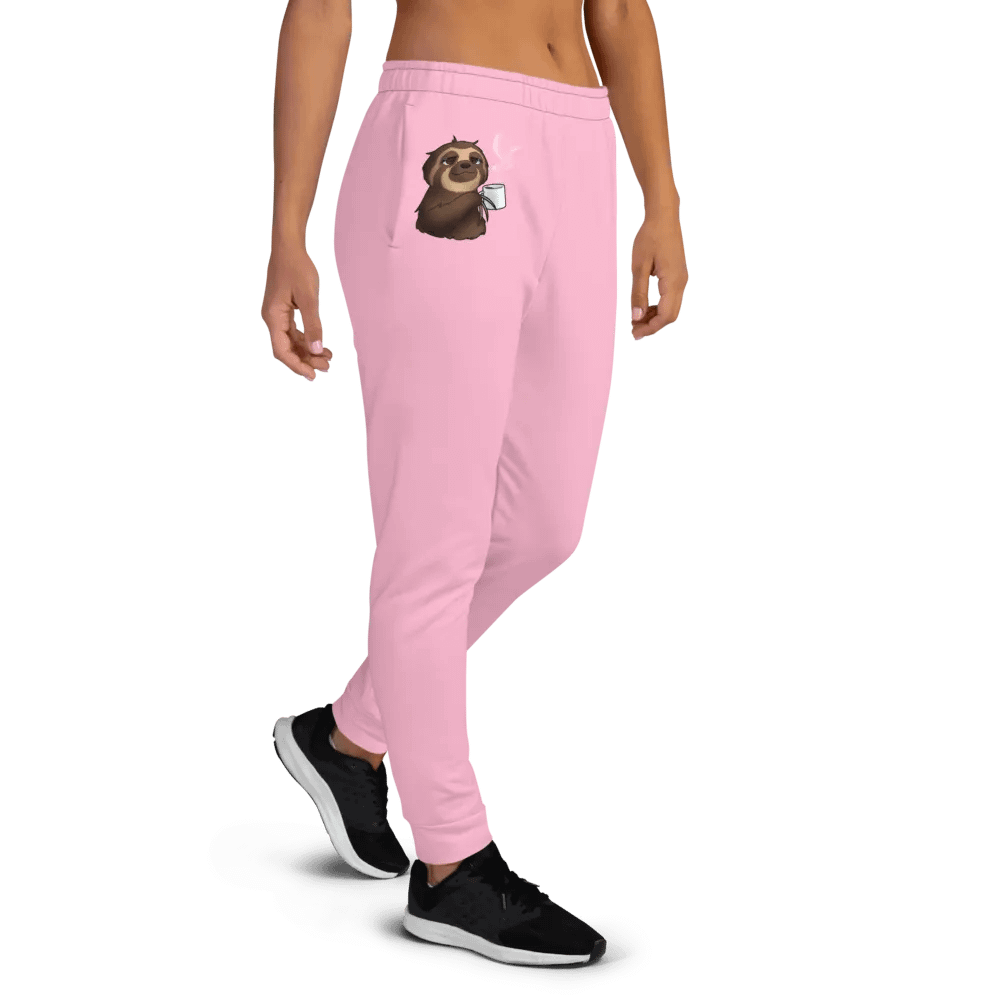 Sloth Serenity Women's Cotton Candy Pink Joggers product image (4)