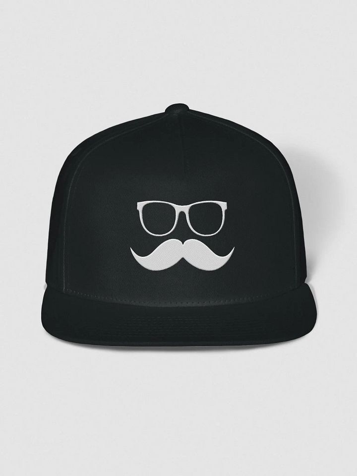 White Moofstache Snapback product image (1)