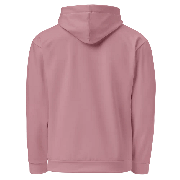 Plain Dusty Pink Soft Summer Unisex Recycled Polyester Heavyweight Premium Hoodie by Treasure Pie product image (2)
