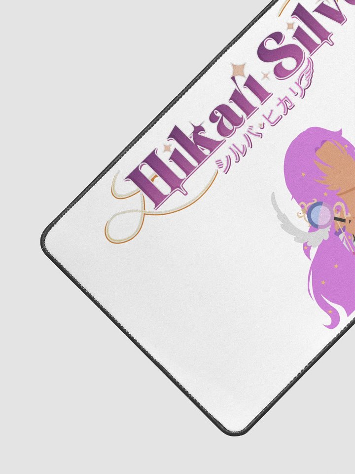 Hikari Silver Logo (Neutral) Desk Mat product image (2)