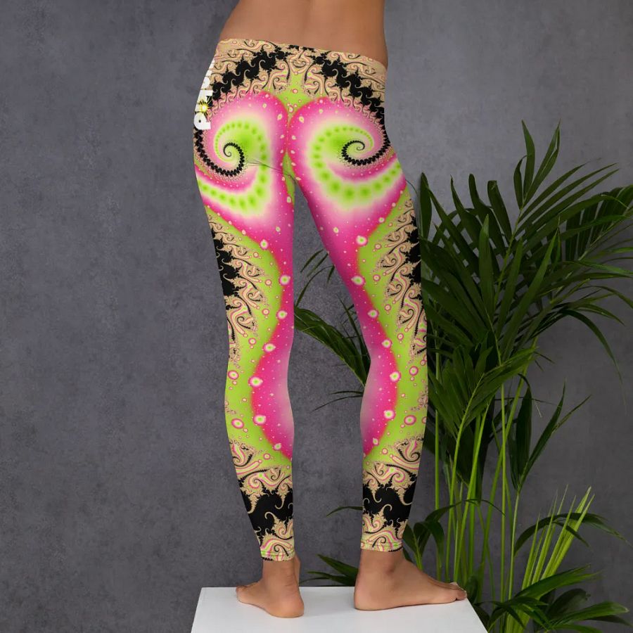 Fractal Leggings - Strawberry Spill product image (8)
