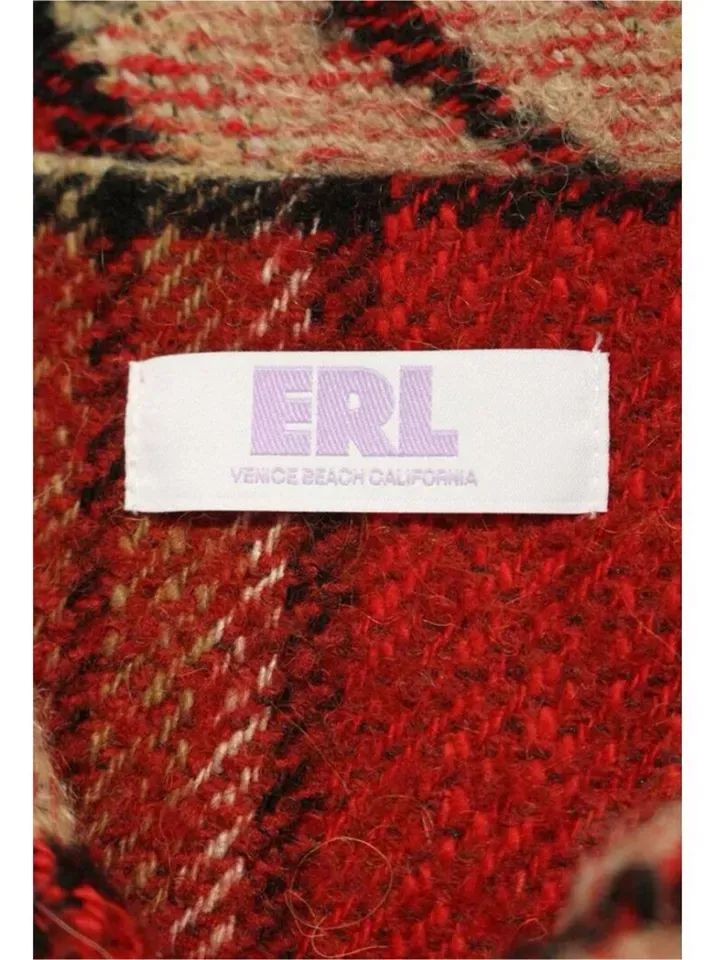 Erl Woven Blanket Coat product image (3)