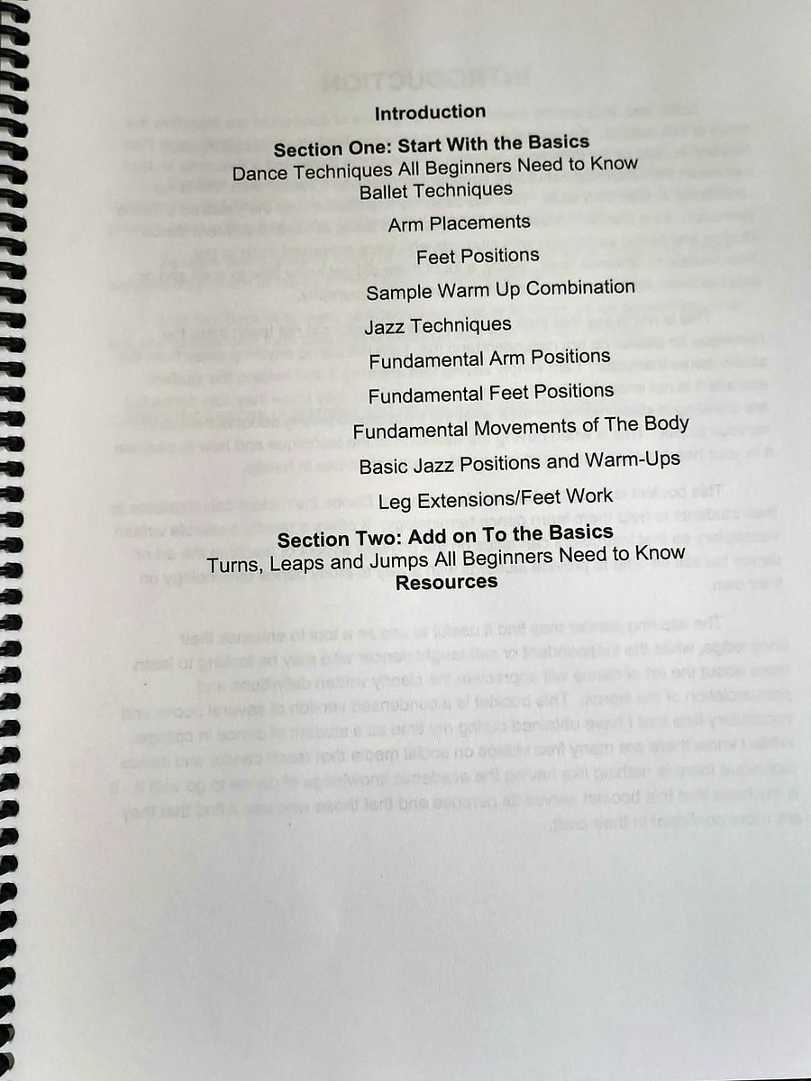 Ballet & Jazz Dance Dictionary (Digital Download book) product image (6)
