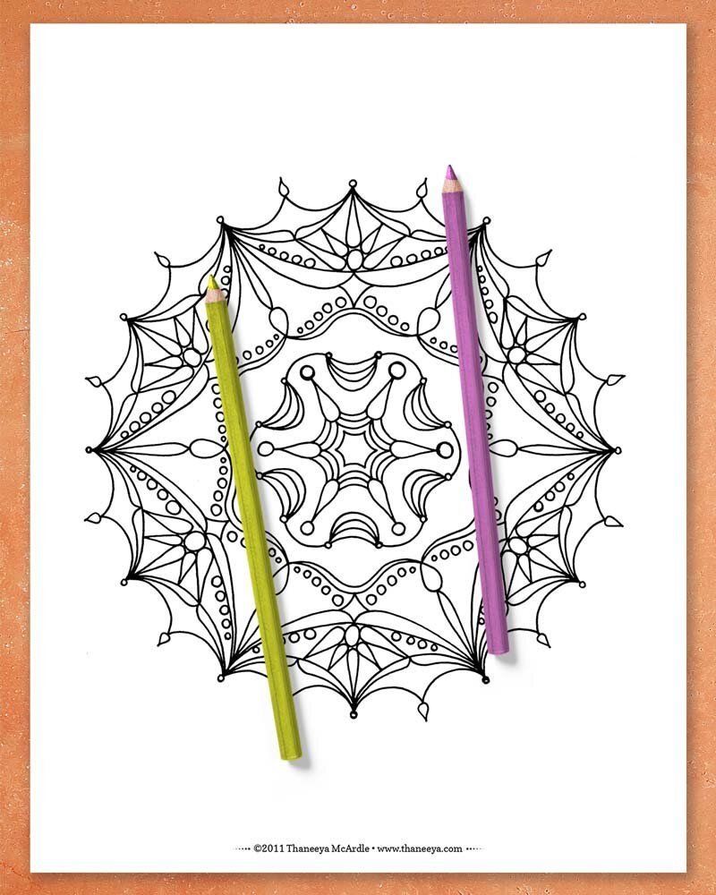 Mandala Coloring Pages product image (10)