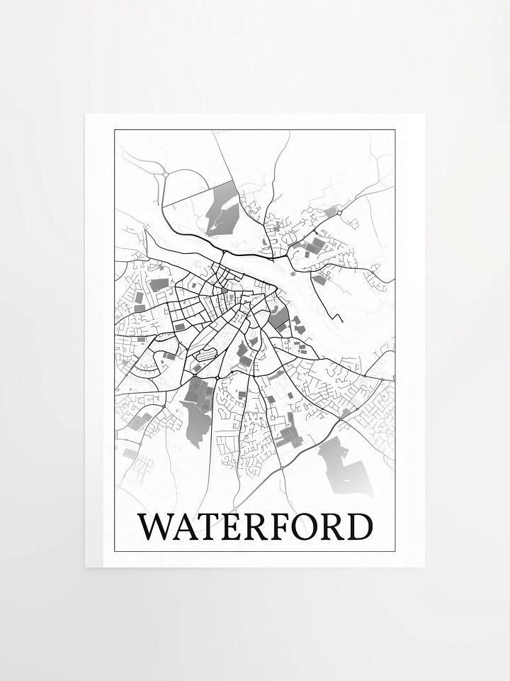 Waterford, Éire, city map print product image (1)