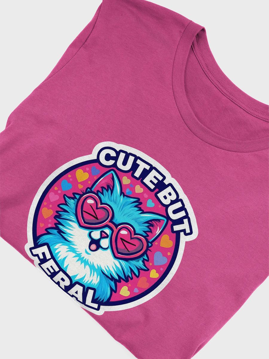 Fierce Feline Heart Sunglasses Tee product image (20)