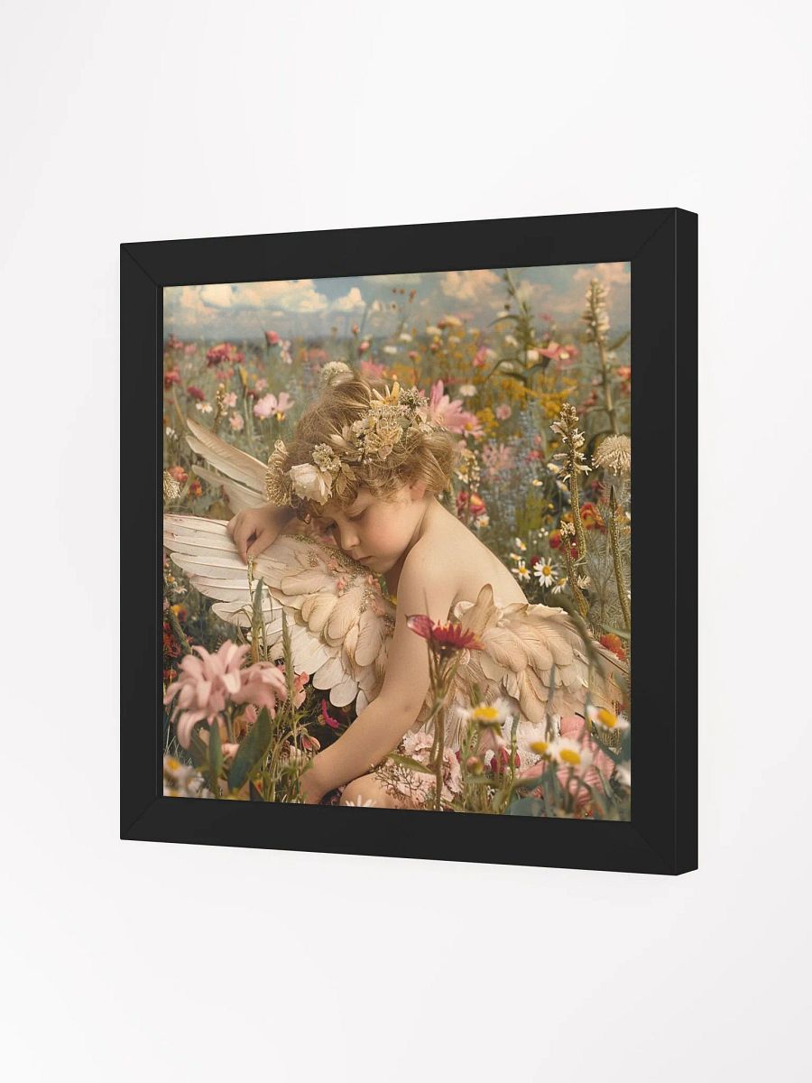 Cherub Child In A Field of Flowers Wall Art product image (42)
