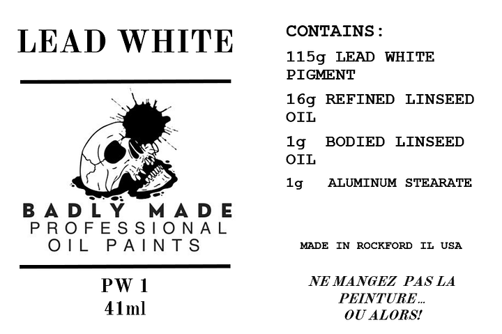 BADLY MADE PROFESSIONAL OIL PAINT NOT SO MISERABLE ADJUSTED ZORN PALETTE product image (2)