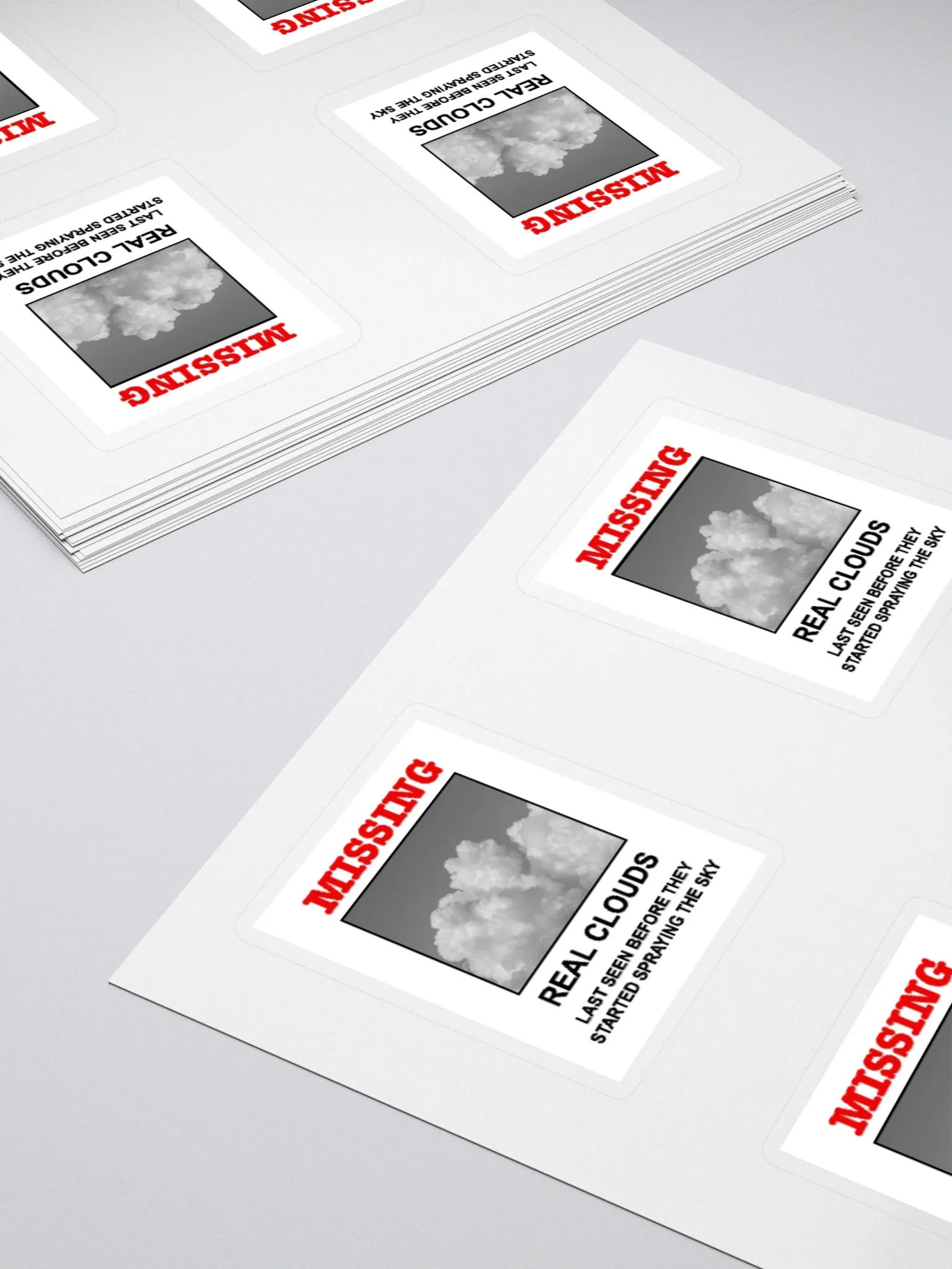 Missing: Real Clouds - Sticker Set product image (4)