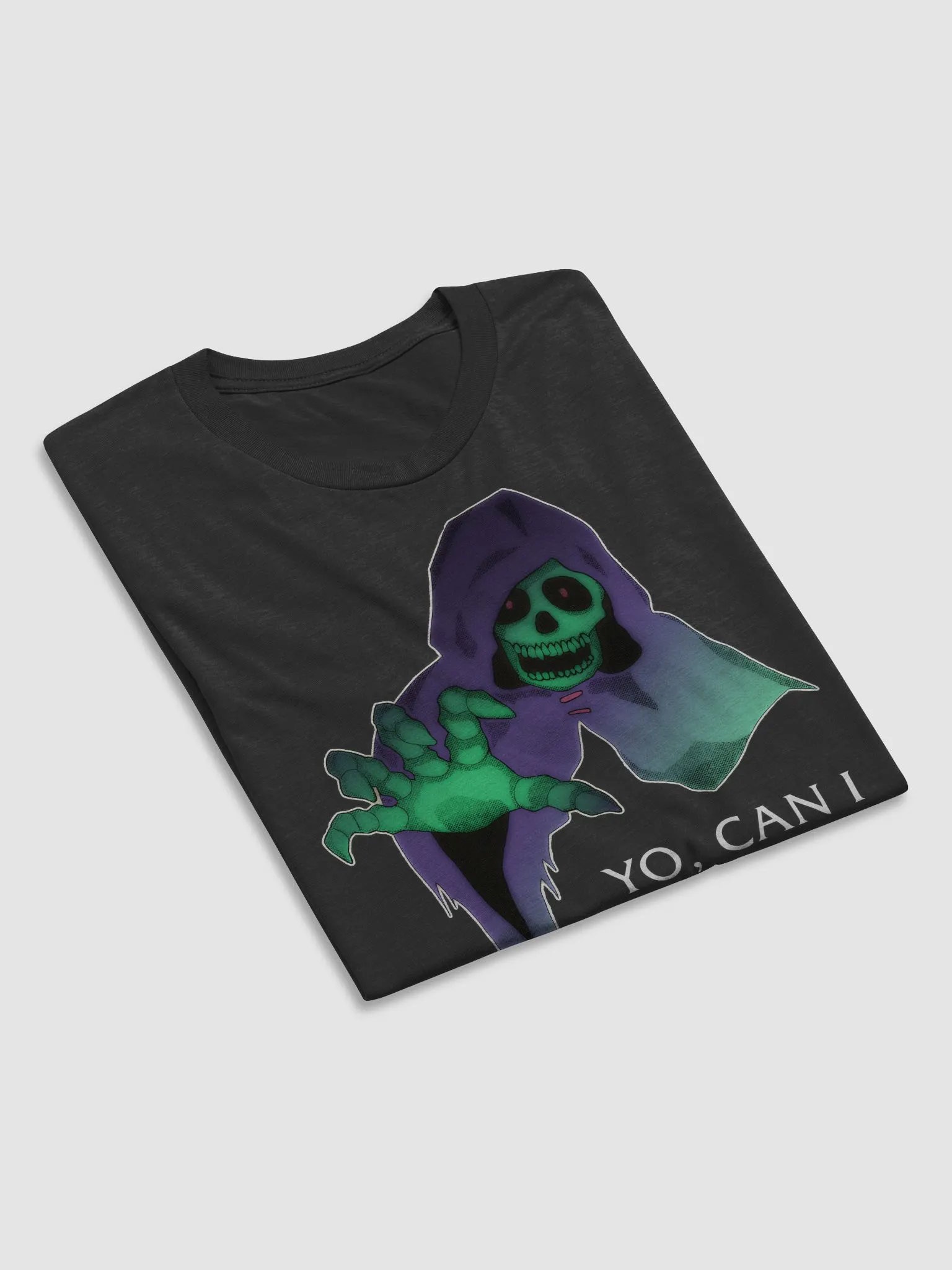 HOODED FIGURE T-SHIRT [BLACK] product image (6)