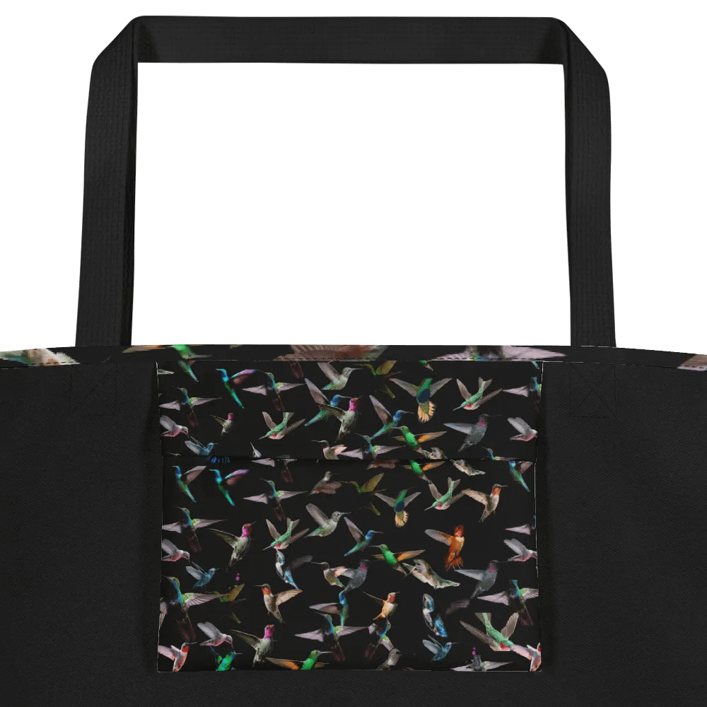 colorful hummingbirds tote for birders friends moms product image (2)